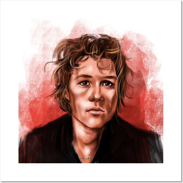 Heath Ledger Wall Art by Svetlana Pelin